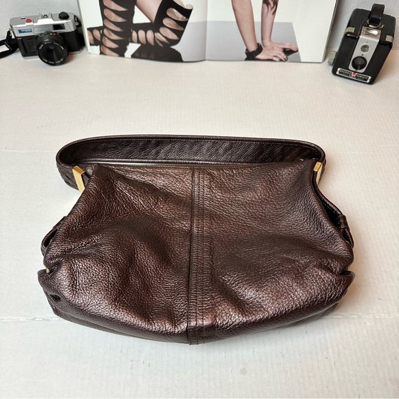 Elliott Lucca Handbags - Vintage Y2K Elliott LuccaLeather Hobo Bag SoftPebbled Leather Everyday Shoulder